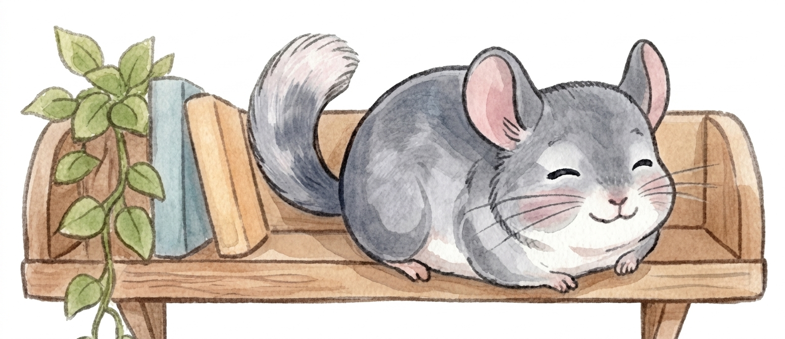 絨鼠插畫